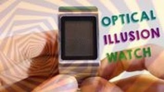 Optical Illusion Watch with Touchscreen  Must See [upl. by Nairrot181]