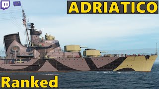 Adriatico  Ranked  World of Warships [upl. by Ormsby]