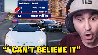 Summit1g SHOCKS Everyone During GTA RP Racing [upl. by Nailluj304]