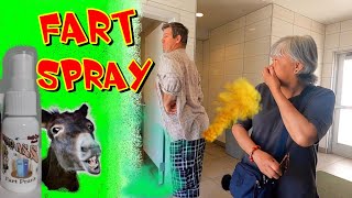 FARTING with the Strongest FART SPRAY 🤢💩 Funny Fart Prank 😝 [upl. by Irep]