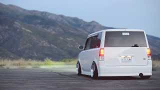 Niks Accuair Eleveld Scion xB on CCWs  The Lowered Elite [upl. by Ellenod14]