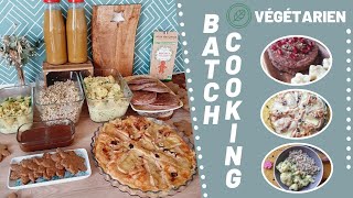 🌼 BATCHCOOKING VÉGÉTARIEN 🌼 MAX DE GÉNIE  UJDMA [upl. by Llerrad]