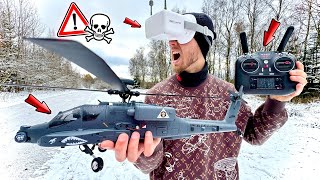 Ich STÜRZE mit neuen FPV MILITÄR HUBSCHRAUBER ab [upl. by Uthrop]