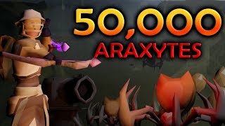 Loot From 50000 Araxytes OSRS [upl. by Dickson]