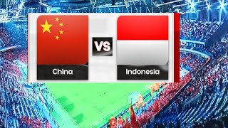 LIVE CHINA VS INDONESIA❗KUALIFIKASI PIALA DUNIA ROUND 3 ZONA ASIA [upl. by Wu]