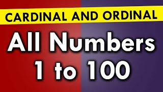 Cardinal and Ordinal Numbers in English [upl. by Acilef759]