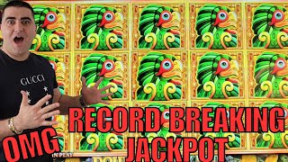 RECORD BREAKING JACKPOT On Double Money Link Slot [upl. by Burns]