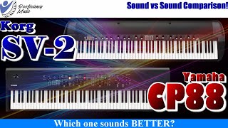 Korg SV2 vs Yamaha CP88 Sound vs Sound Comparison [upl. by Glovsky]