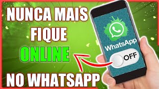 Como ficar OFFLINE no WhatsApp 2021 [upl. by Budworth]