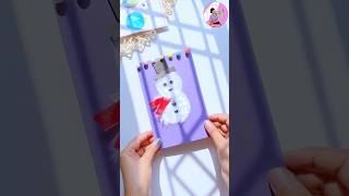 Easy card making ideas for kids 🔥shortsdiykidscraftyoutubeshortscardmakingytshortchristmas [upl. by Yllek174]