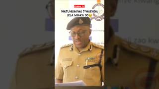 WATUHUMIWA 7 WAENDA JELA MIAKA 30🥺 jela polisi breaking globaltv [upl. by Spalding268]