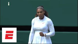 Wimbledon 2018 Highlights Serena Williams rolls into final with win over Julia Goerges  ESPN [upl. by Wagstaff556]