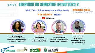 ABERTURA DO SEMESTRE LETIVO 20232 [upl. by Salesin]