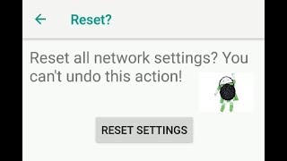 How to reset wifimobile amp bluetooth to solve problems on Android Oreo [upl. by Eilssel798]