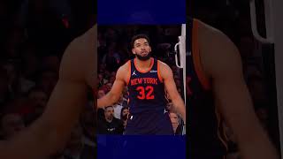 Karl AnthonyTowns reaction to dirty play karlanthonytowns nba basketball nbashorts [upl. by Jew]