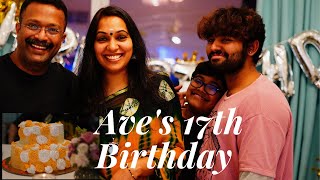 Aves Birthday ദുബായിലെ മഴയും അവിയുടെ പിറന്നാളും  Aves 17th Birthday 2022  Dubai  Veenas Vlog [upl. by Ahsitahs]