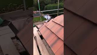 One day laying Roofing Pitched roof Marley moderns ConstructionNorth wales🏴󠁧󠁢󠁷󠁬󠁳󠁿 [upl. by Krik]