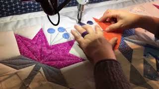 Coastal Lily Longarm Quilt Along Video 2 [upl. by Nosreve]