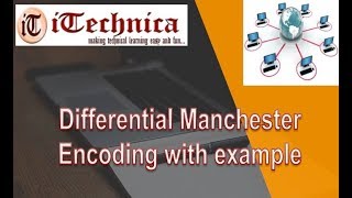 6 Differential Manchester Encoding with example [upl. by Laird]