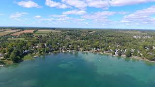 Skaneateles Lake from the air  Drone Video of a Beautiful Lake in NY [upl. by Hieronymus523]