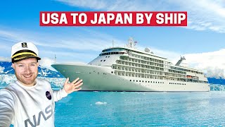 USA to Japan by Luxury Cruise Ship  Silversea Royal Suite [upl. by Oemor495]