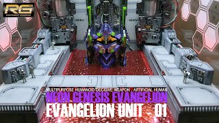 RG Eva Unit 01 diorama Nerv headquarter tokyo3 Nerv東京3ベースエヴァンゲリオン輸送プラットフォーム [upl. by Charlean]