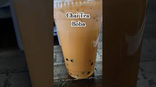 Chai Tea Boba drinks bobapearl chaitea [upl. by Barcellona]