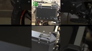 Panniers amp top box ZANA motorcycle motorcycleaccessories bikemodification adventuremotorcycle [upl. by Htims31]