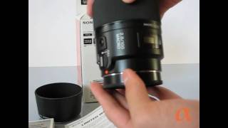 Sony 100mm F28 SAL100M28 Unboxing [upl. by Ziguard571]