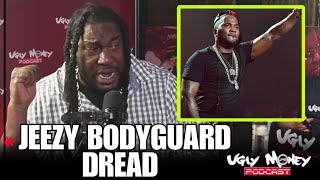 Jeezy Bodyguard Dread Reacts To Jeezy Shooting At Him In Songs [upl. by Romanas]