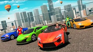 Superhero Car Stunts GT Racing 3D  Impossible Car Driving Truck Simulator  Android Gameplay 3 [upl. by Nylimaj]