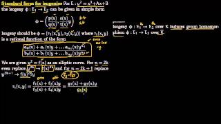 Std Form of Isogeny [upl. by Fesuy]