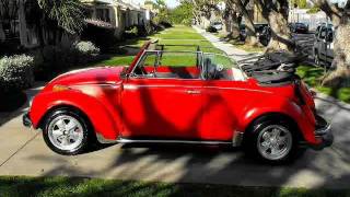 1971 VOLKSWAGEN BEETLE CONVERTIBLE quotBORSCHEquot RIGHT HAND DRIVE [upl. by Eelesor]