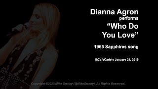 Dianna Agron sings quotWho Do You Lovequot 1965 Sapphires song at Cafe Carlyle in NYC [upl. by Suivat]