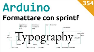 Sprintf per formattare numeri su Arduino  Video 354 [upl. by Nonez]