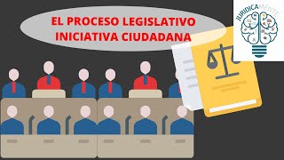 EL PROCESO LEGISLATIVO  INICIATIVA CIUDADANA [upl. by Gonyea]