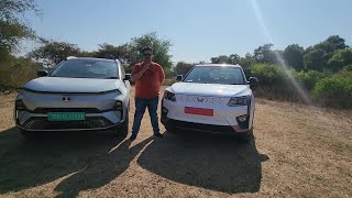 COMPARISON  Updated Mahindra XUV 400 vs Tata Nexon EV Facelift  ThrustZonecom [upl. by Arol]