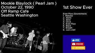 Mookie Blaylock Pearl Jam October 22 1990 Off Ramp Cafe Seattle Washington 1st Show Gig Ever 90s [upl. by Marsh]