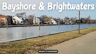 Scenic Driving Video  Bay Shore amp Brightwaters  Long Island NY 4K [upl. by Intyrb]