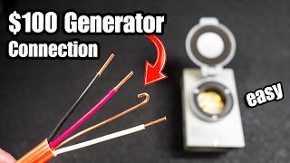 Cheap amp Easy Way to Connect a Generator to Your House  Legal Too [upl. by Lavicrep841]