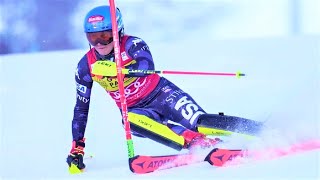 Mikaela SHIFFRIN  Slalom Run 2  Sestriere ITA  2022  2nd Place [upl. by Pearlstein985]