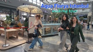 Istanbul Aqua Florya 2023 Walking Tour  Istanbul Sahil  Aqua Florya mall ultra 4k [upl. by Brand]