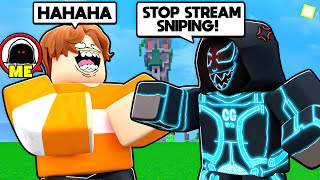 I Went UNDERCOVER And STREAM SNIPED My BROTHER Roblox Bedwars [upl. by Colson]