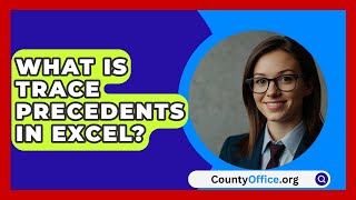 What Is Trace Precedents In Excel  CountyOfficeorg [upl. by Settle]