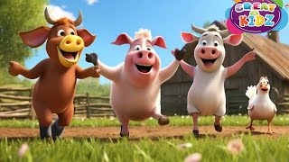 Farm Land Fun Sing Along with Animals on the Farm [upl. by Bromleigh]