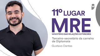 MRE Conheça Gustavo Dantas aprovado no concurso MRE para a carreira de Diplomata [upl. by Askwith655]