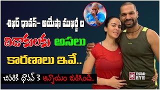 Reasons Behind Shikhar Dawan And Ayesha Divorce  Shikhar Dhawan  Third Eye [upl. by Adena]