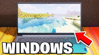 How To Download Shaders For Minecraft Bedrock 121 PC  Windows amp Laptop [upl. by Barney]