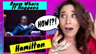 Singing Teacher Reacts Room Where It Happens  Hamilton  WOW They were [upl. by Waldron743]