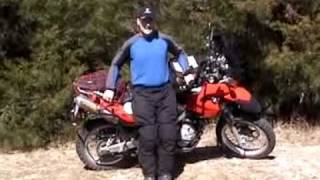 NBs F6550GS  How to pick up a motorcycle [upl. by Nomyaw]